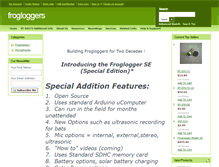 Tablet Screenshot of frogloggers.com